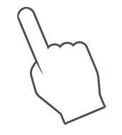 長く触れてください